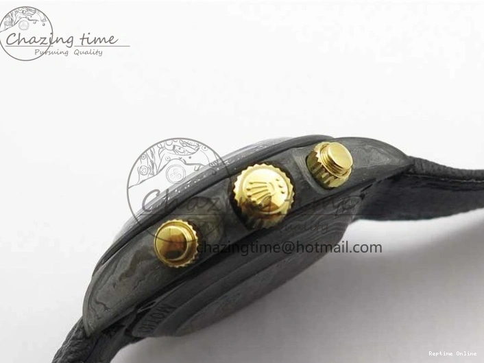 0210 Daytona DIW Carbon OMF Best Edition Carbon Dial on Black Leather Strap A Bright 2836